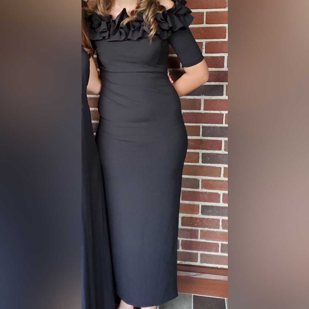 Elegant Black Off-Shoulder Dress